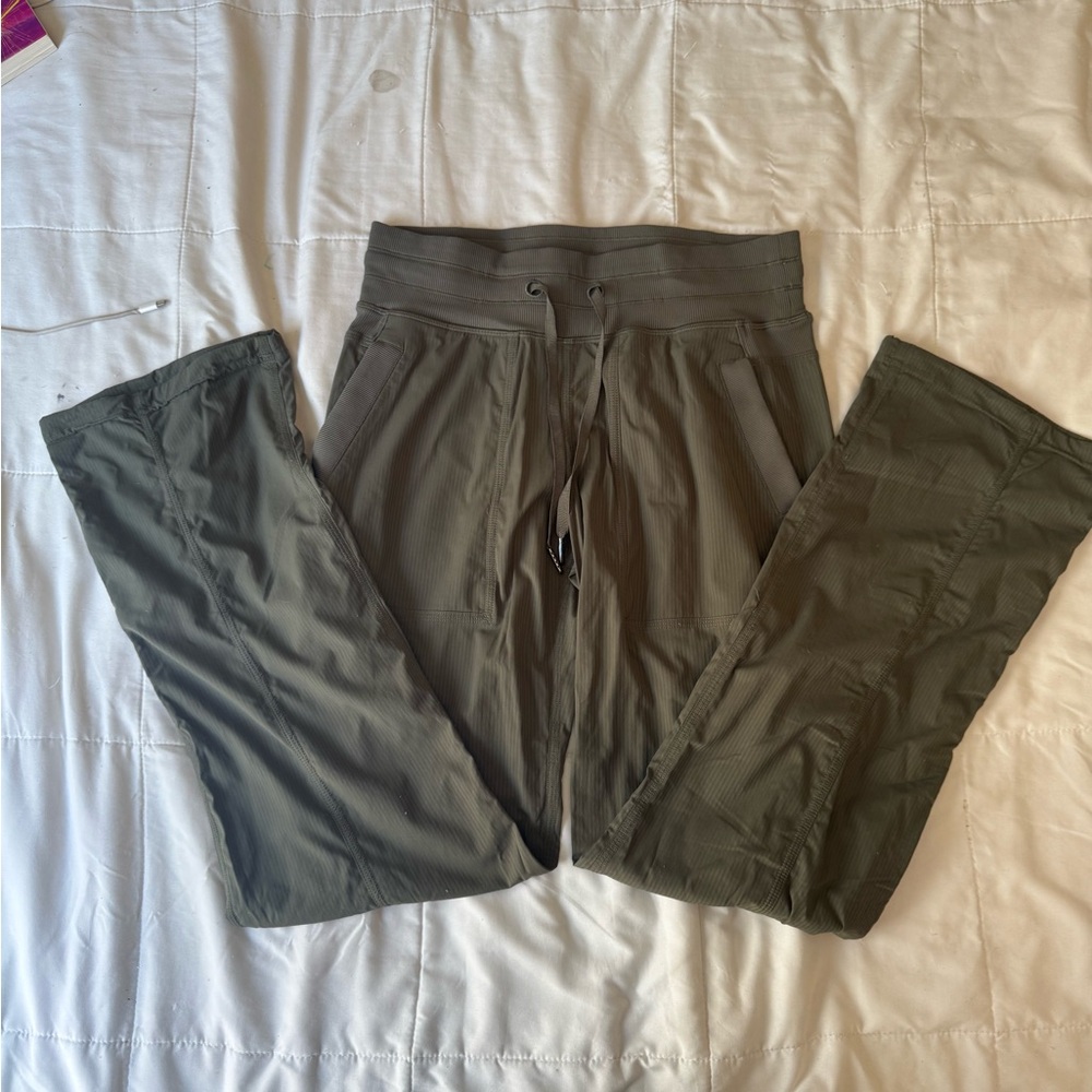 Lululemon Athletica Army Green Dance Studio Pants